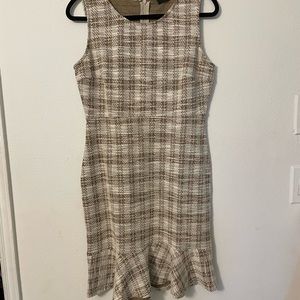 Akira plaid midi dress